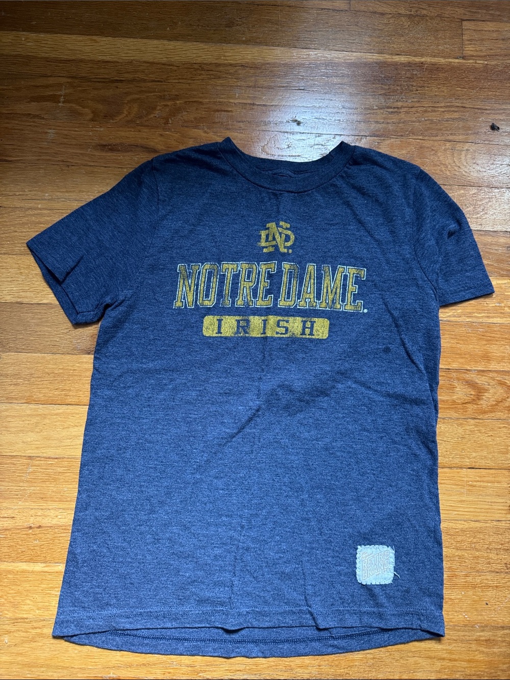 Notre Dame Irish Navy Graphic Tee
